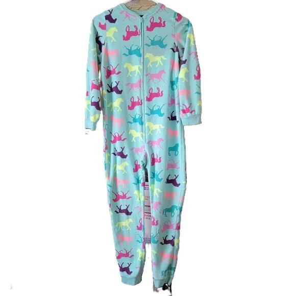 Joe Boxer Kids One Piece Fleece Pajama Long Sleeves Large 10-12 Gently Loved - Picture 2 of 13